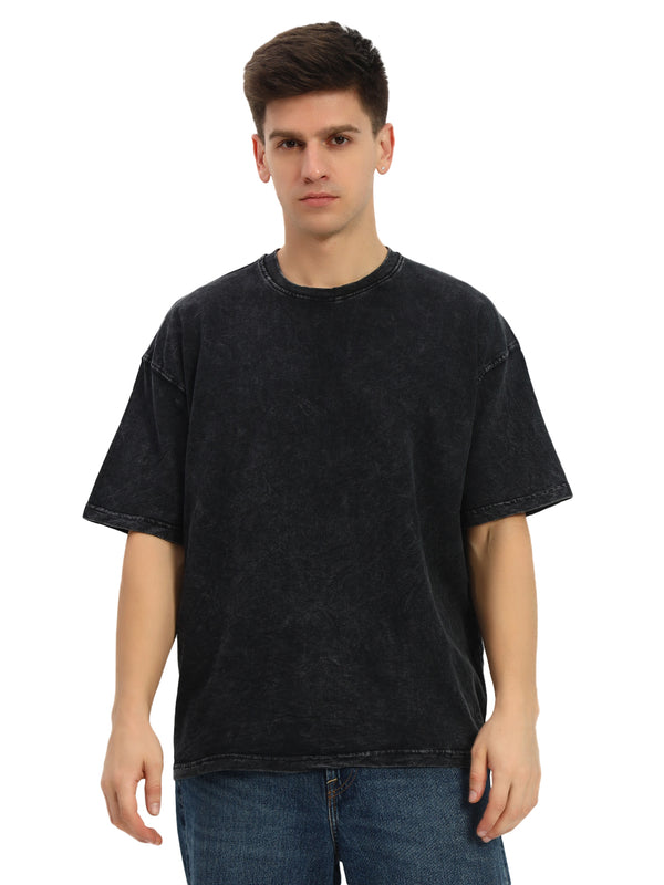 Acid Wash Black T-shirt