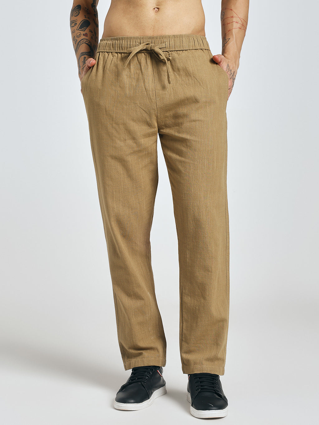 RELAXED LINEN PANT BRONZE