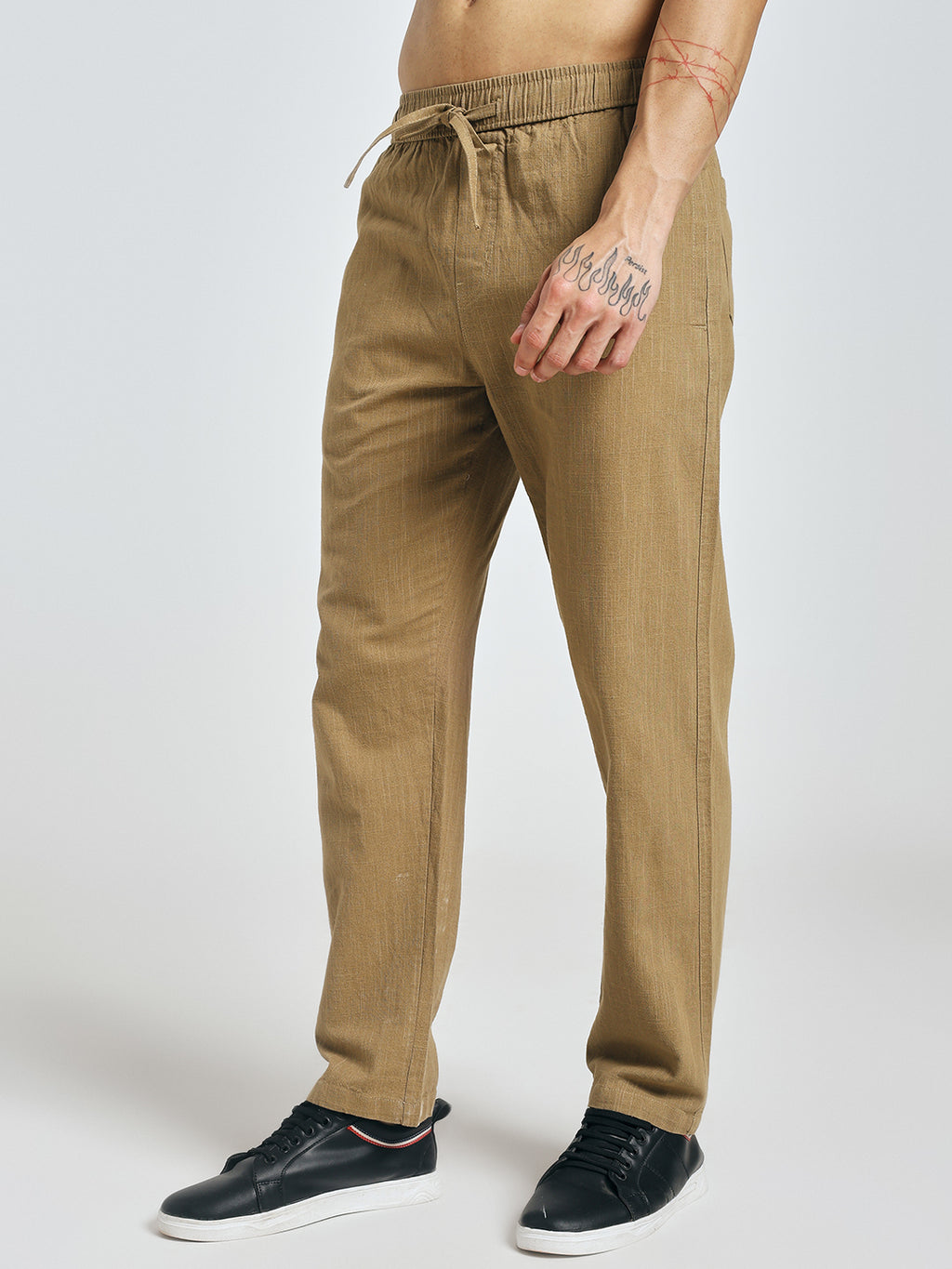 RELAXED LINEN PANT BRONZE