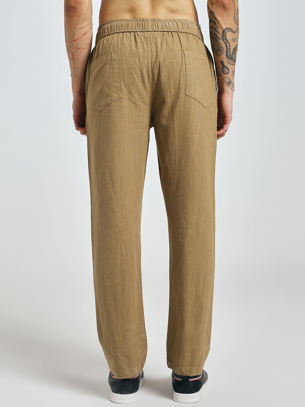 RELAXED LINEN PANT BRONZE