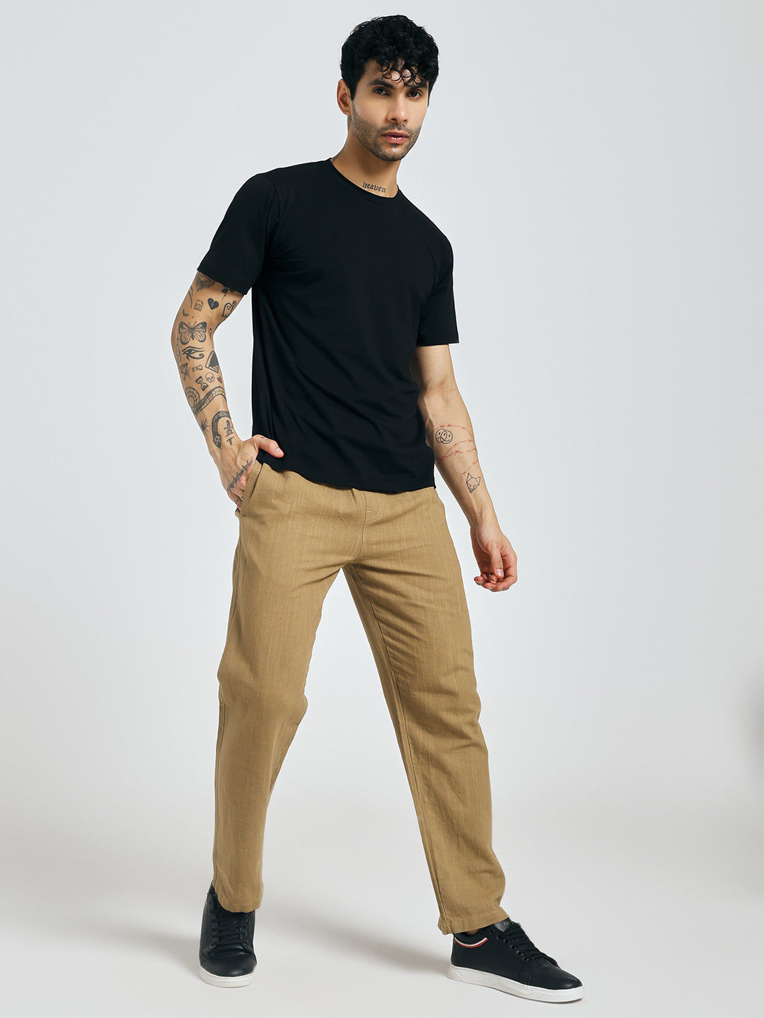 RELAXED LINEN PANT BRONZE