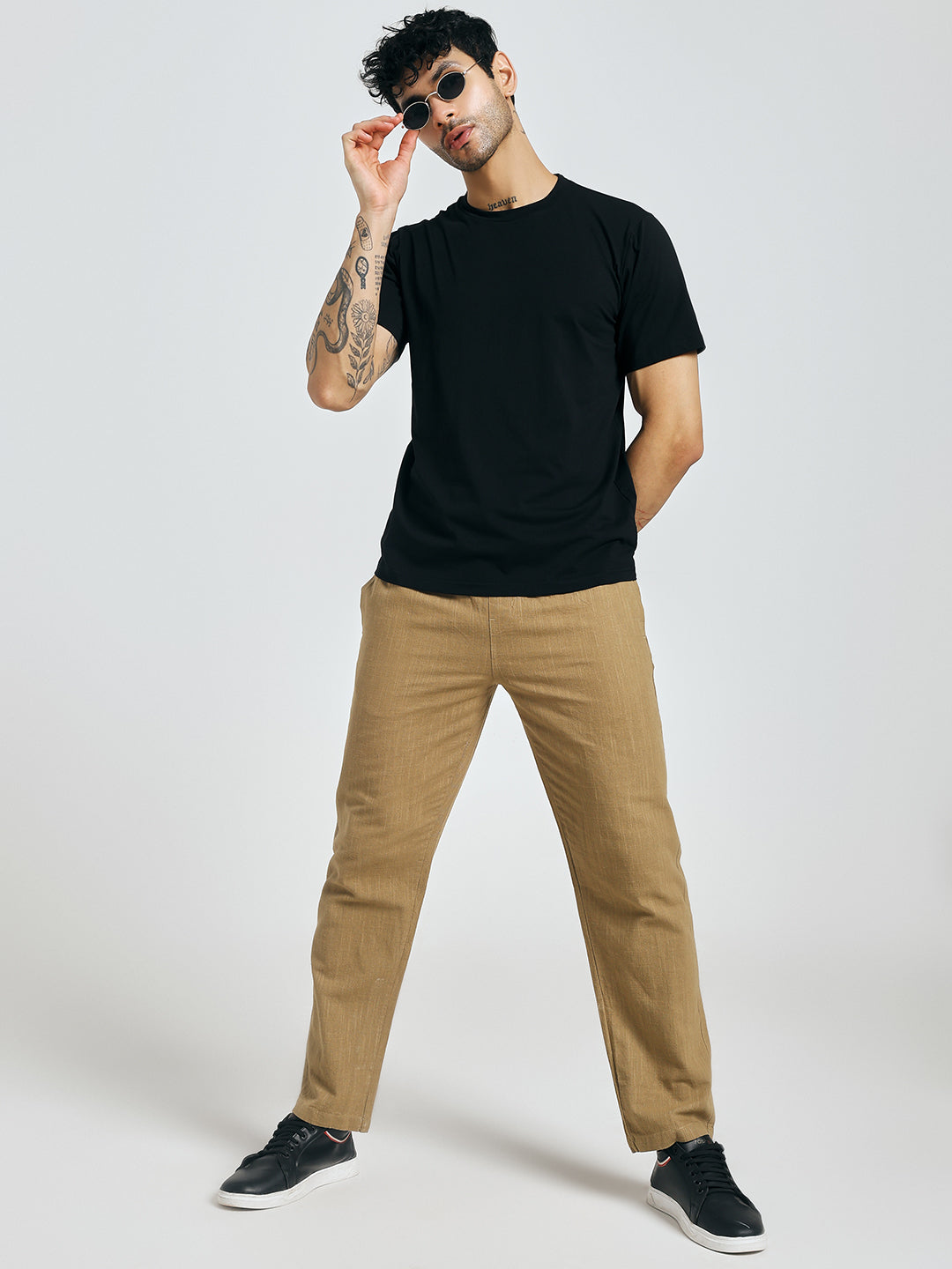 RELAXED LINEN PANT BRONZE