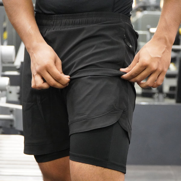 Black Compression Shorts