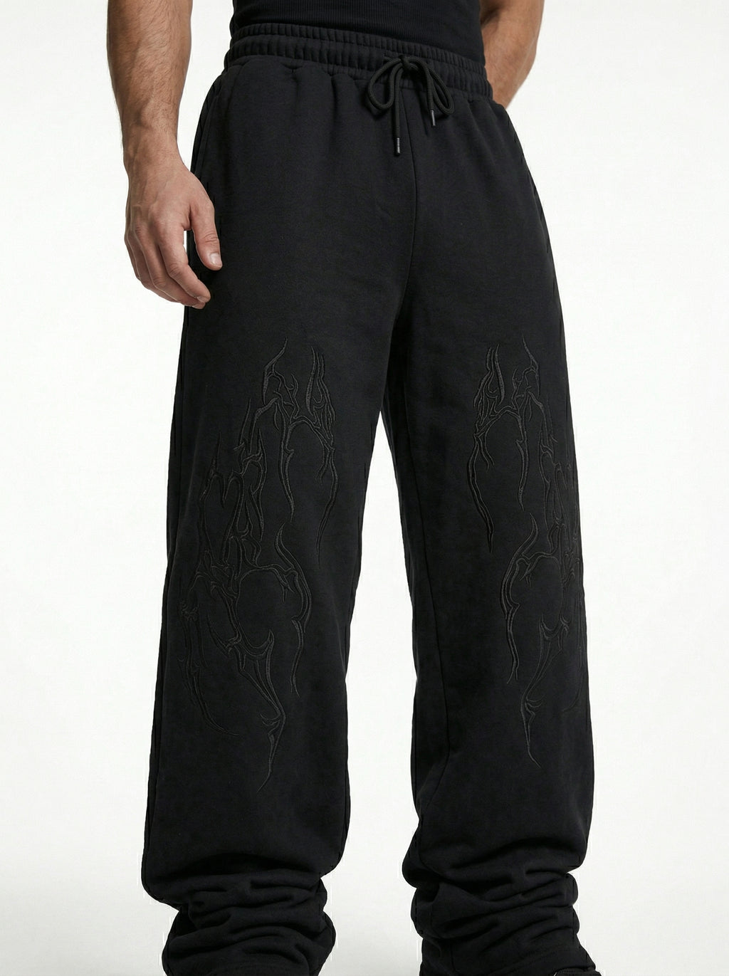 SHADOW MARK BAGGY PANTS