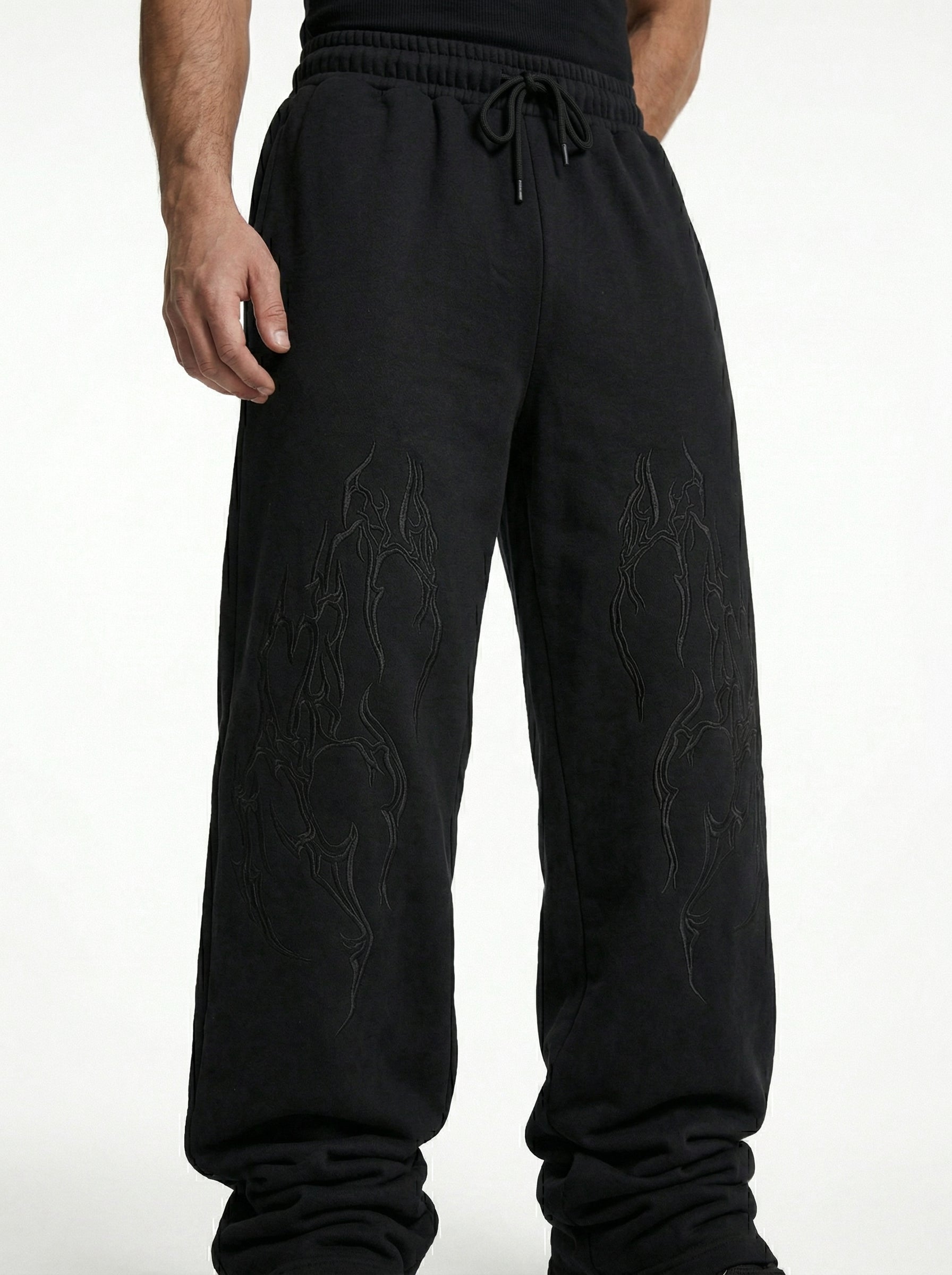 SHADOW MARK BAGGY PANTS