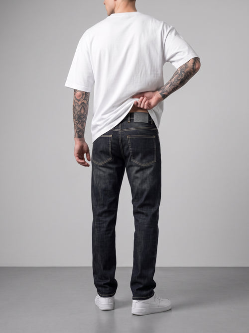 CARBON FADE RELAXED STRAIGHT JEANS