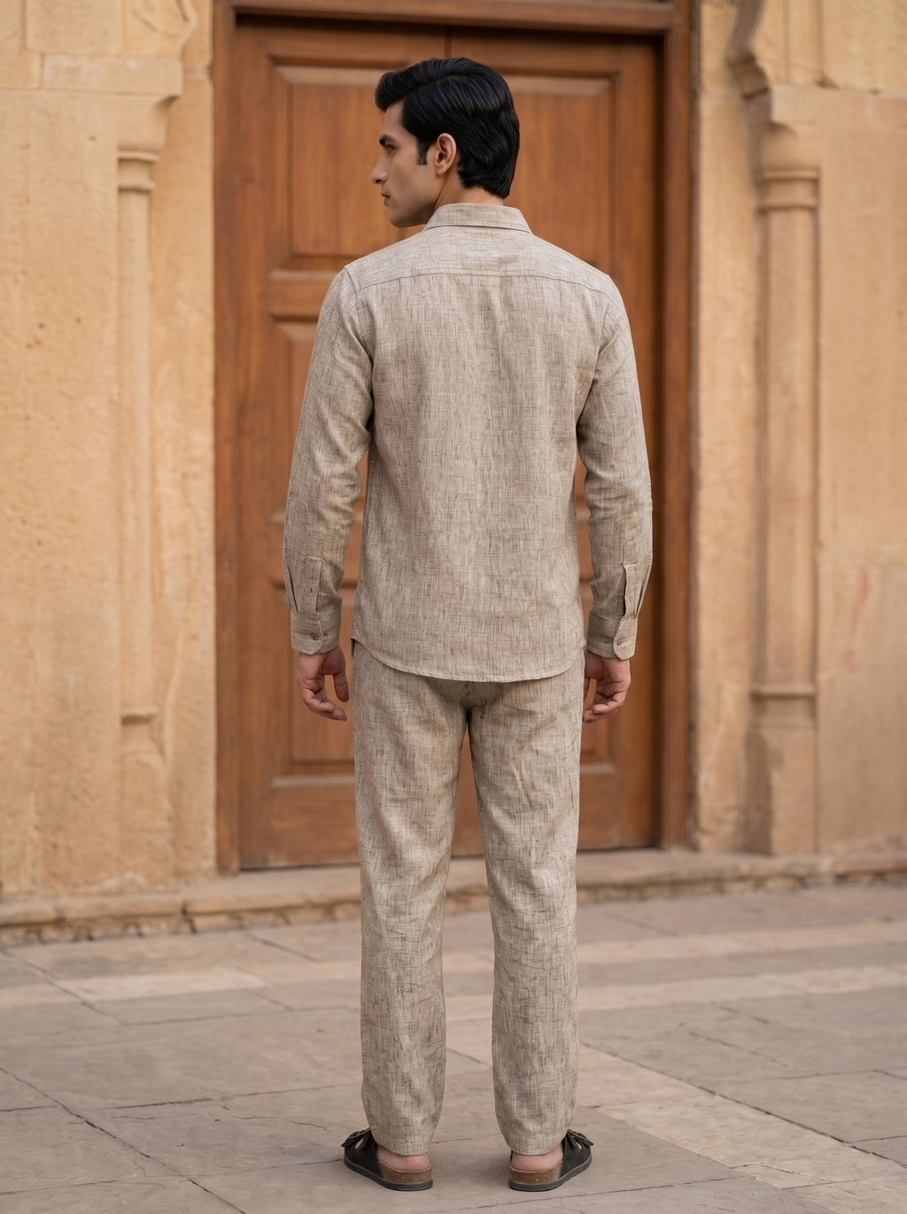 RELAXED LINEN SET BEIGE