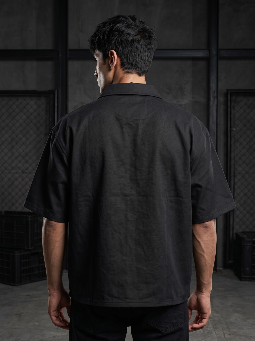BLACKOUT ZIPPER T-SHIRT