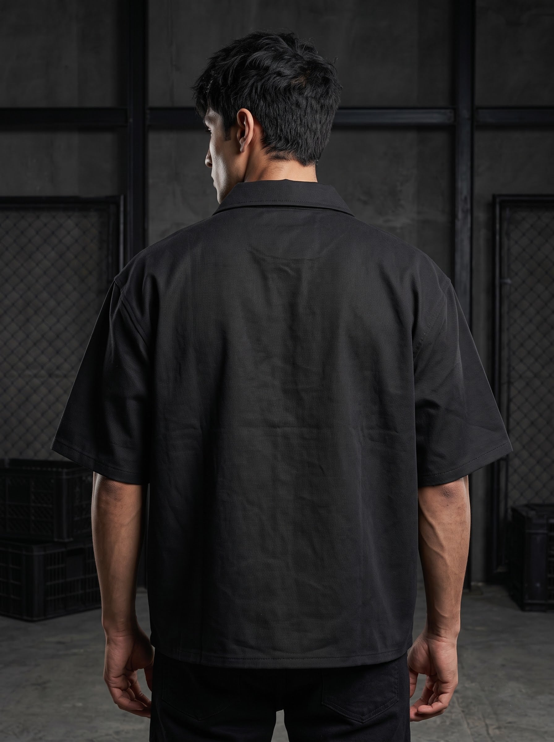BLACKOUT ZIPPER T-SHIRT