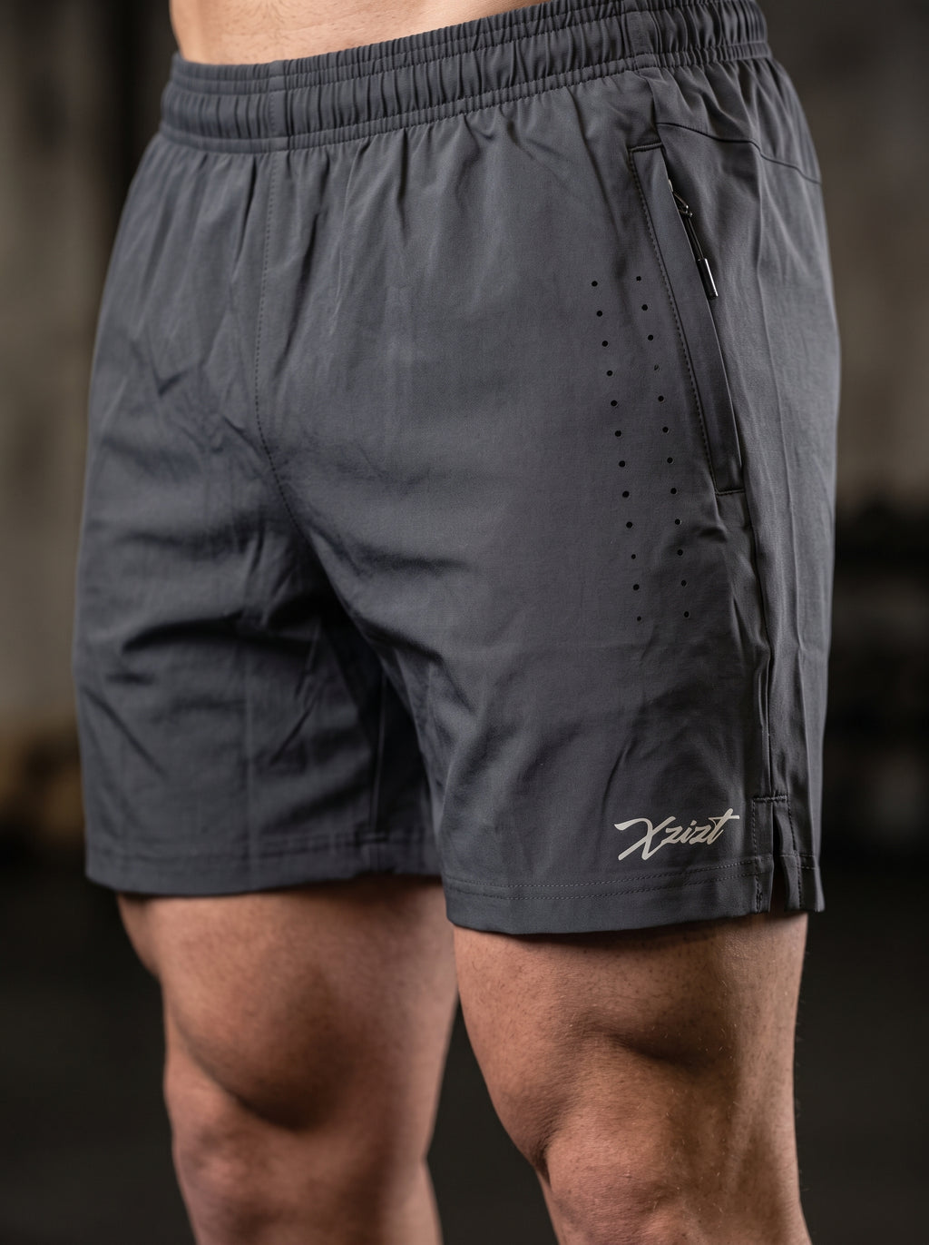 DARK GREY GYM SHORTS