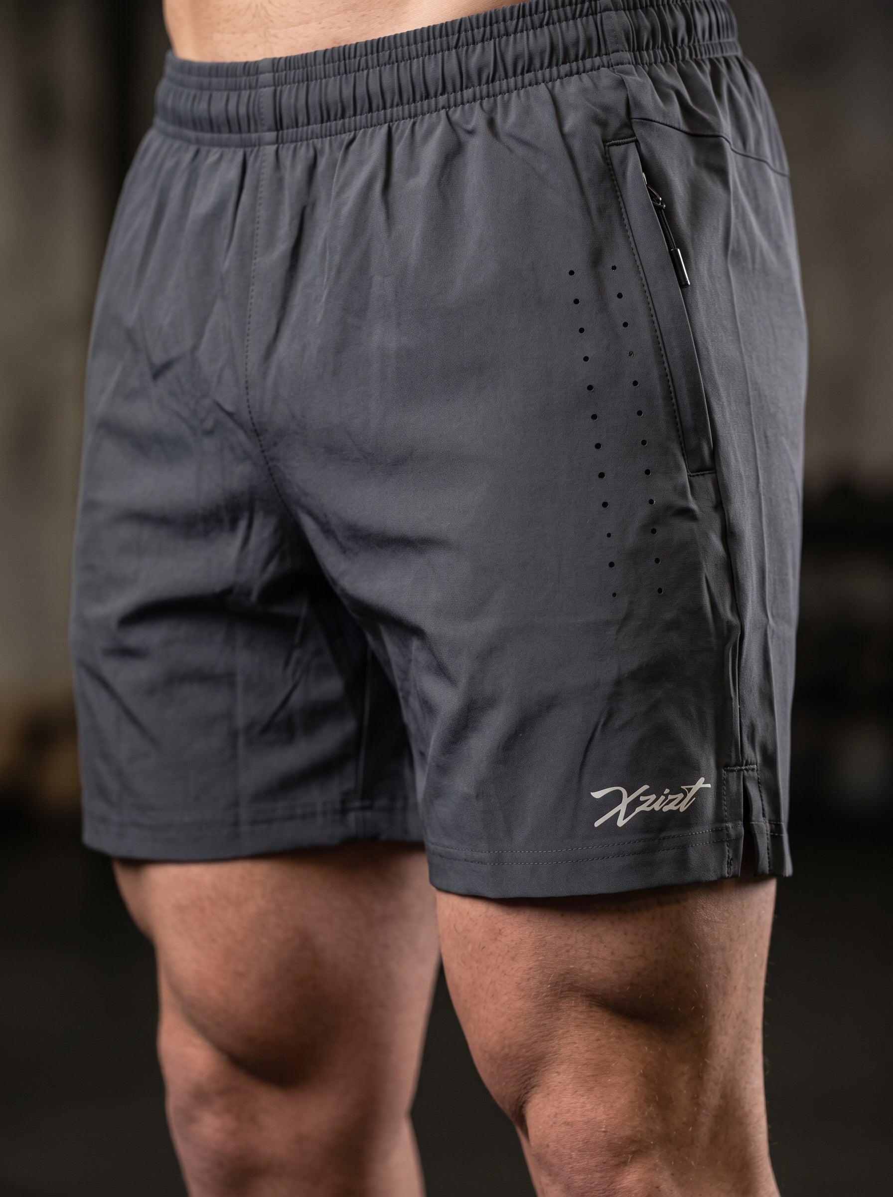 DARK GREY GYM SHORTS