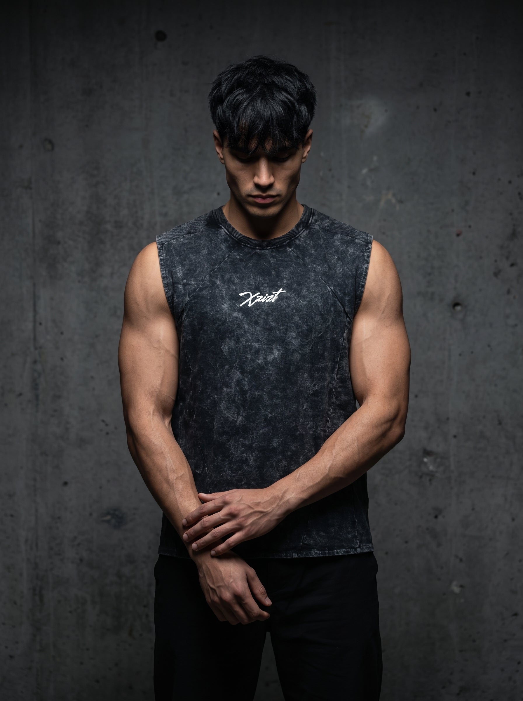 CHARCOAL WASH TANKTOP