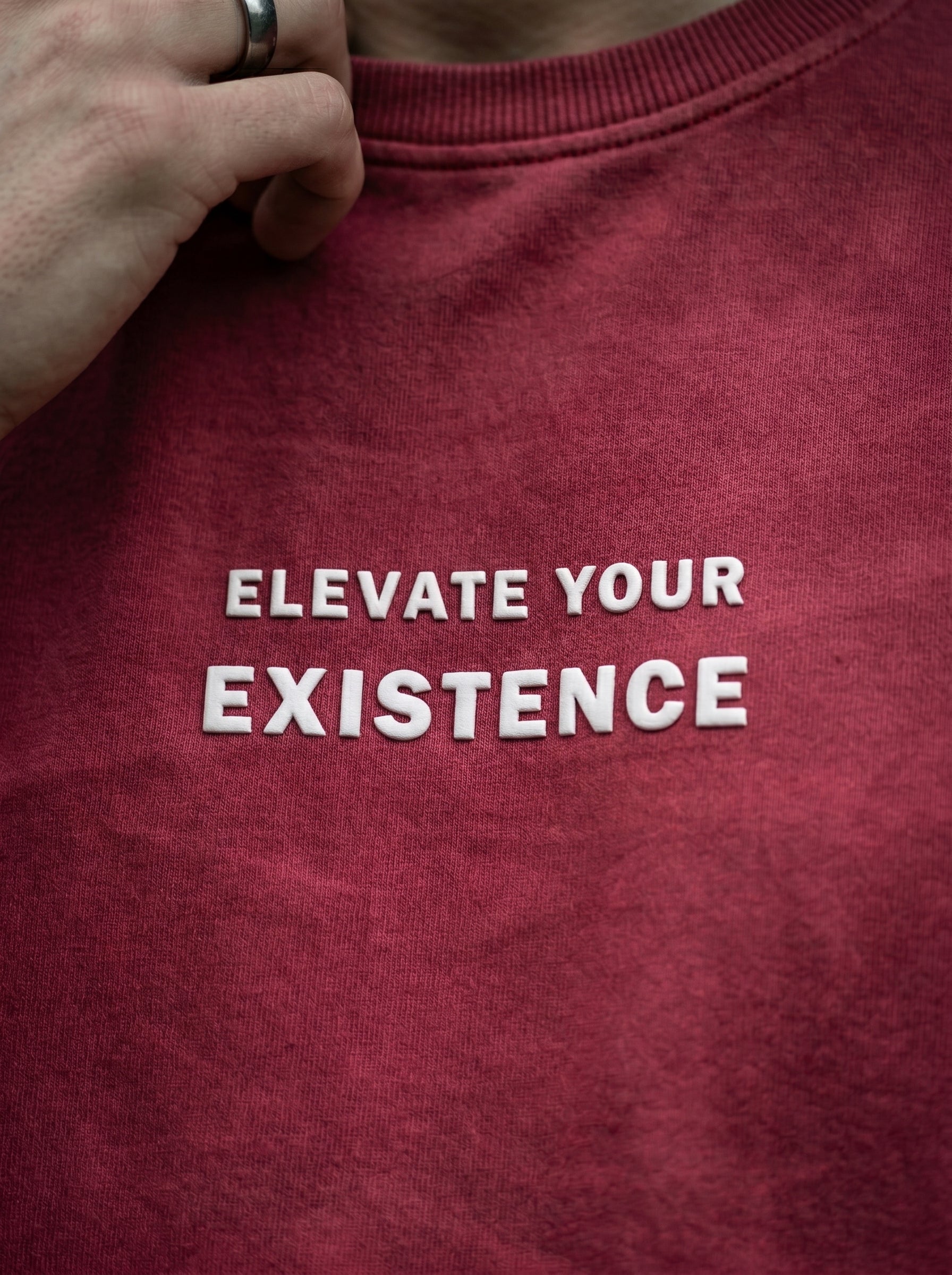 FADED WASH RED T-SHIRT
