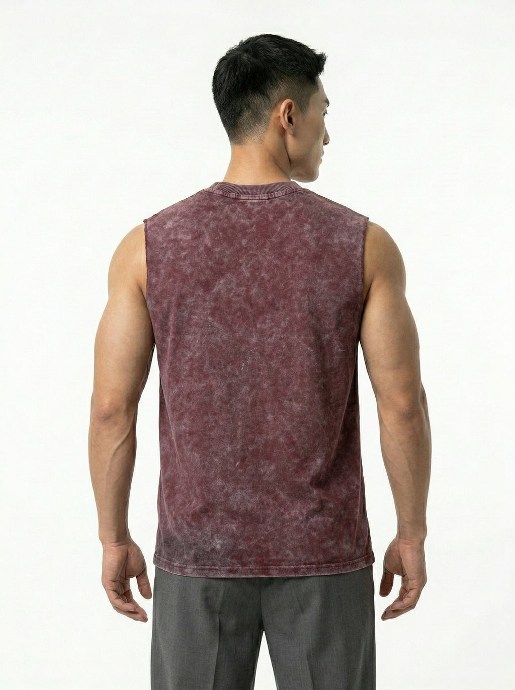 ACIDWASHED RED TANKTOP