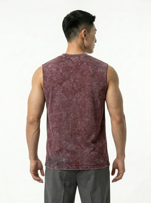 ACIDWASHED RED TANKTOP