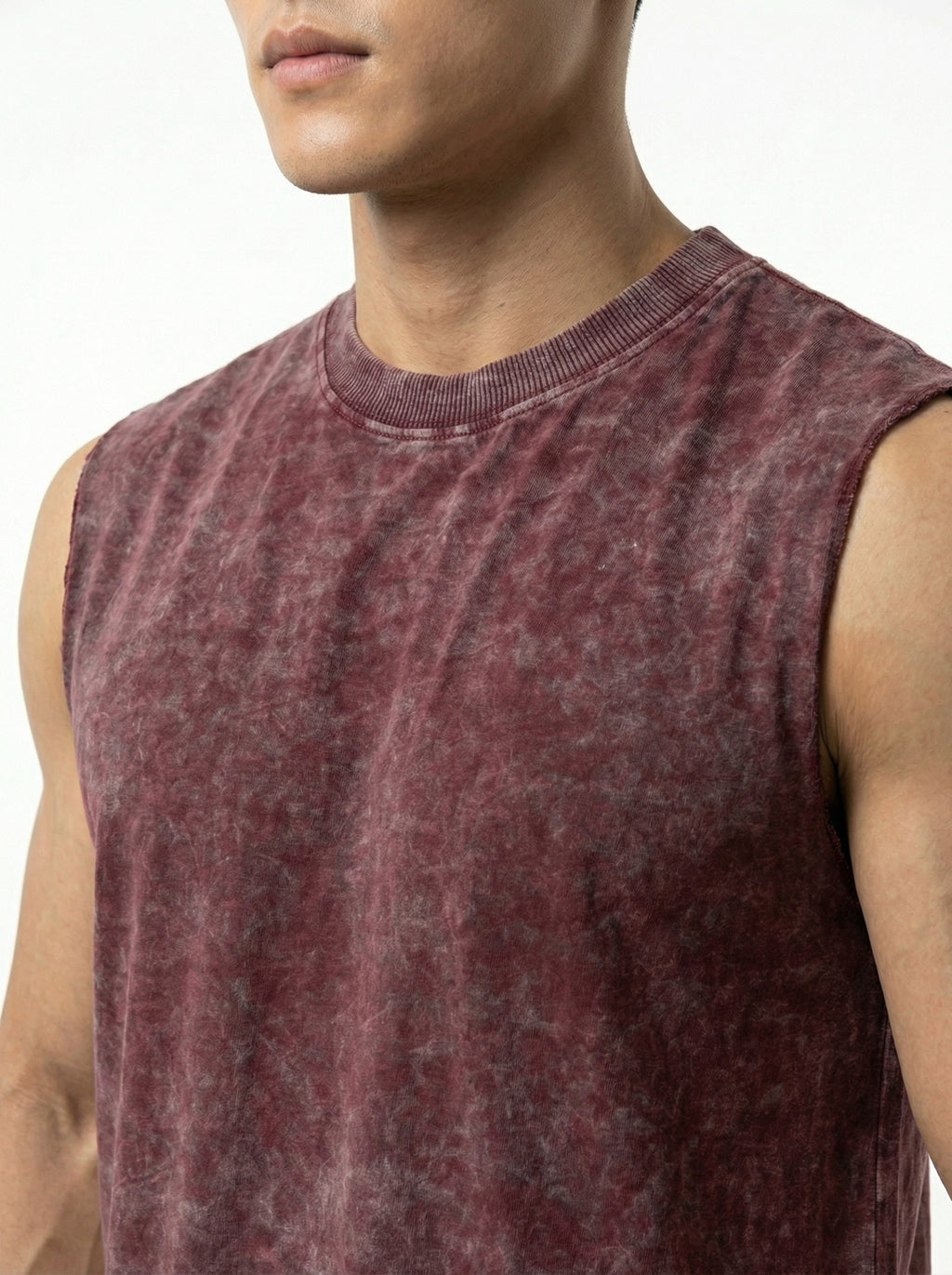 ACIDWASHED RED TANKTOP