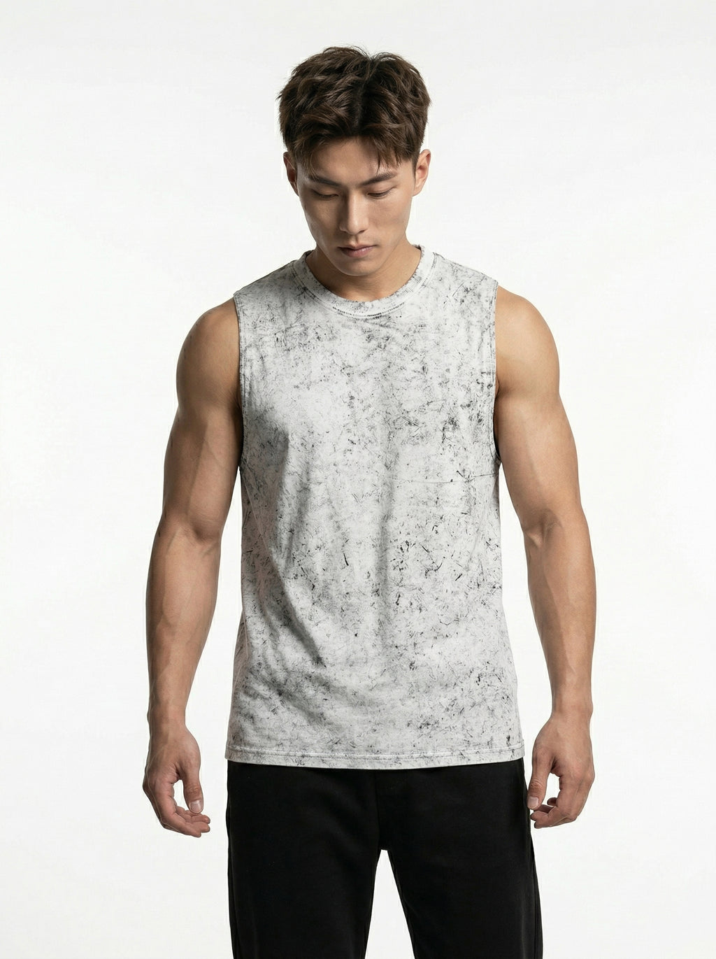 ACIDWASHED WHITE TANKTOP
