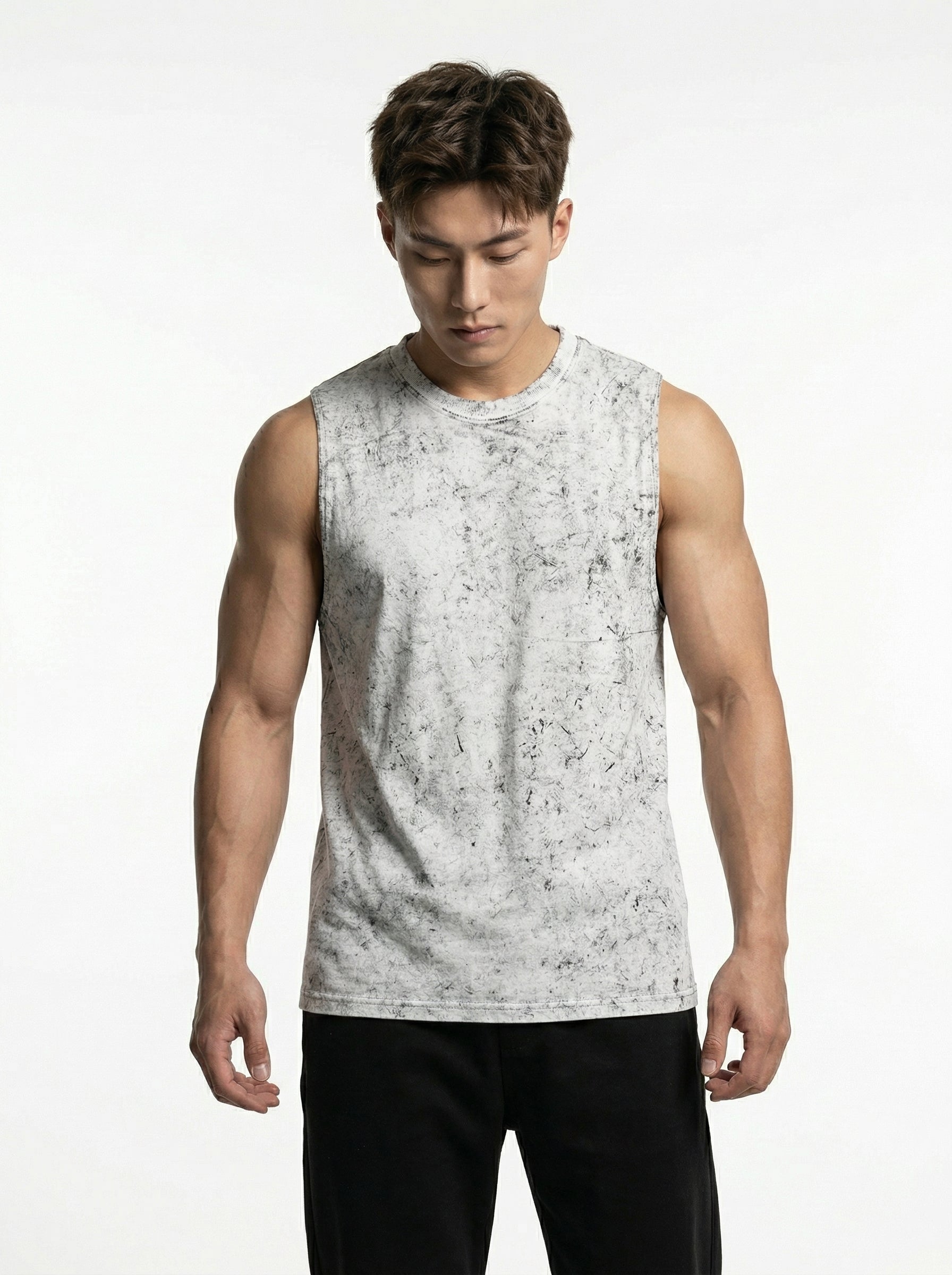 ACIDWASHED WHITE TANKTOP