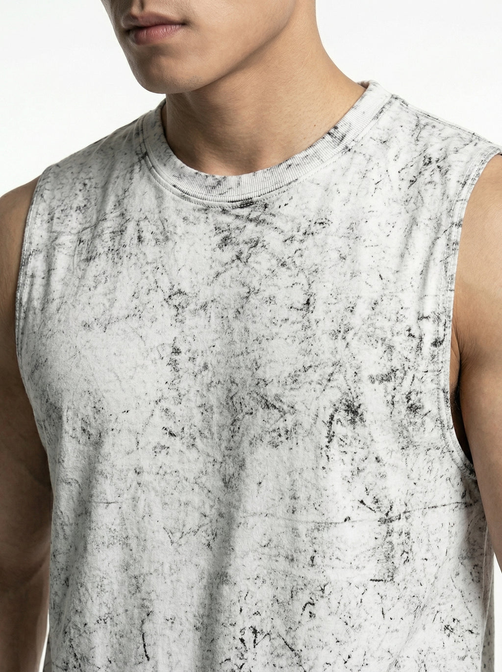 ACIDWASHED WHITE TANKTOP