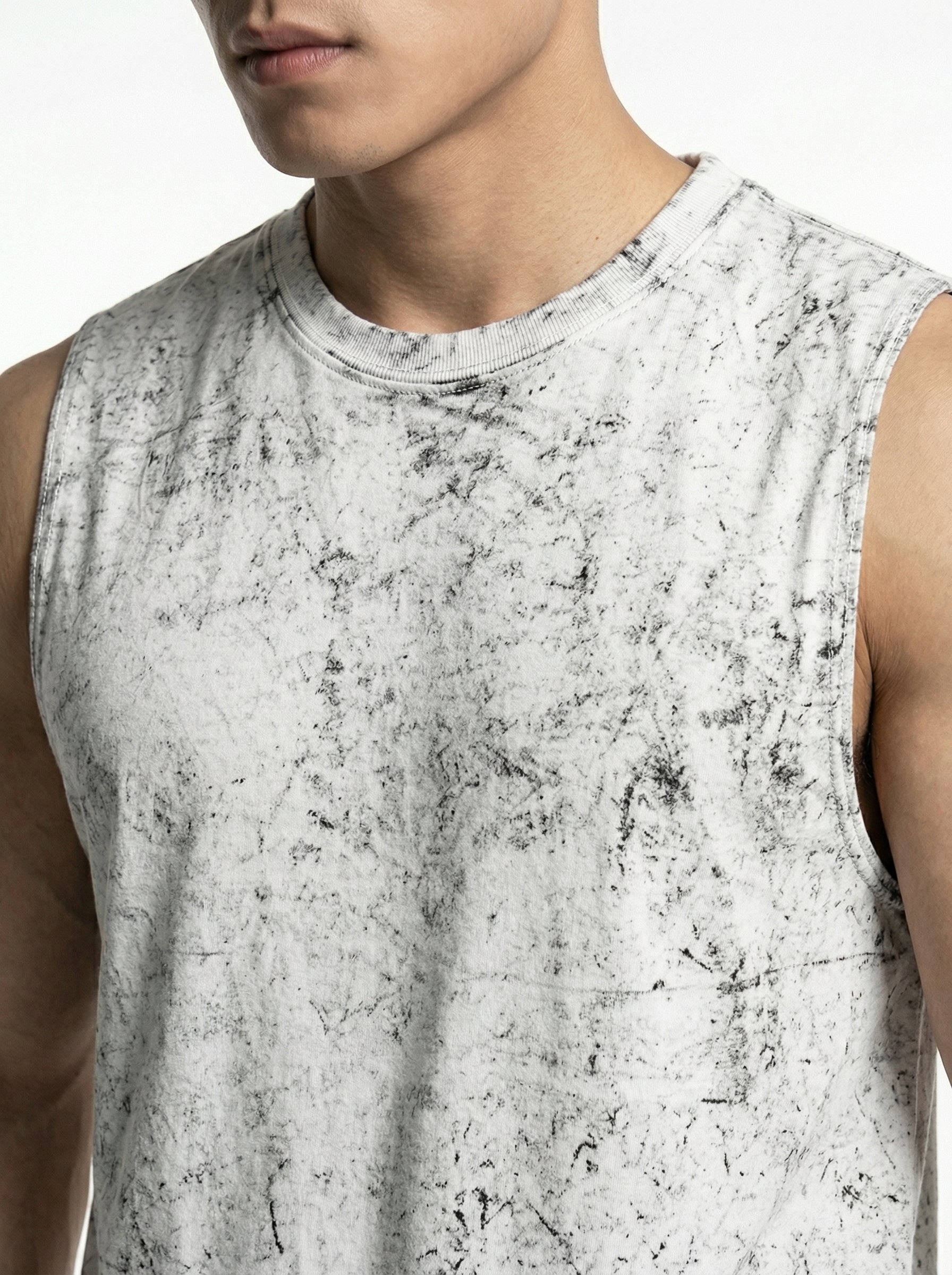ACIDWASHED WHITE TANKTOP
