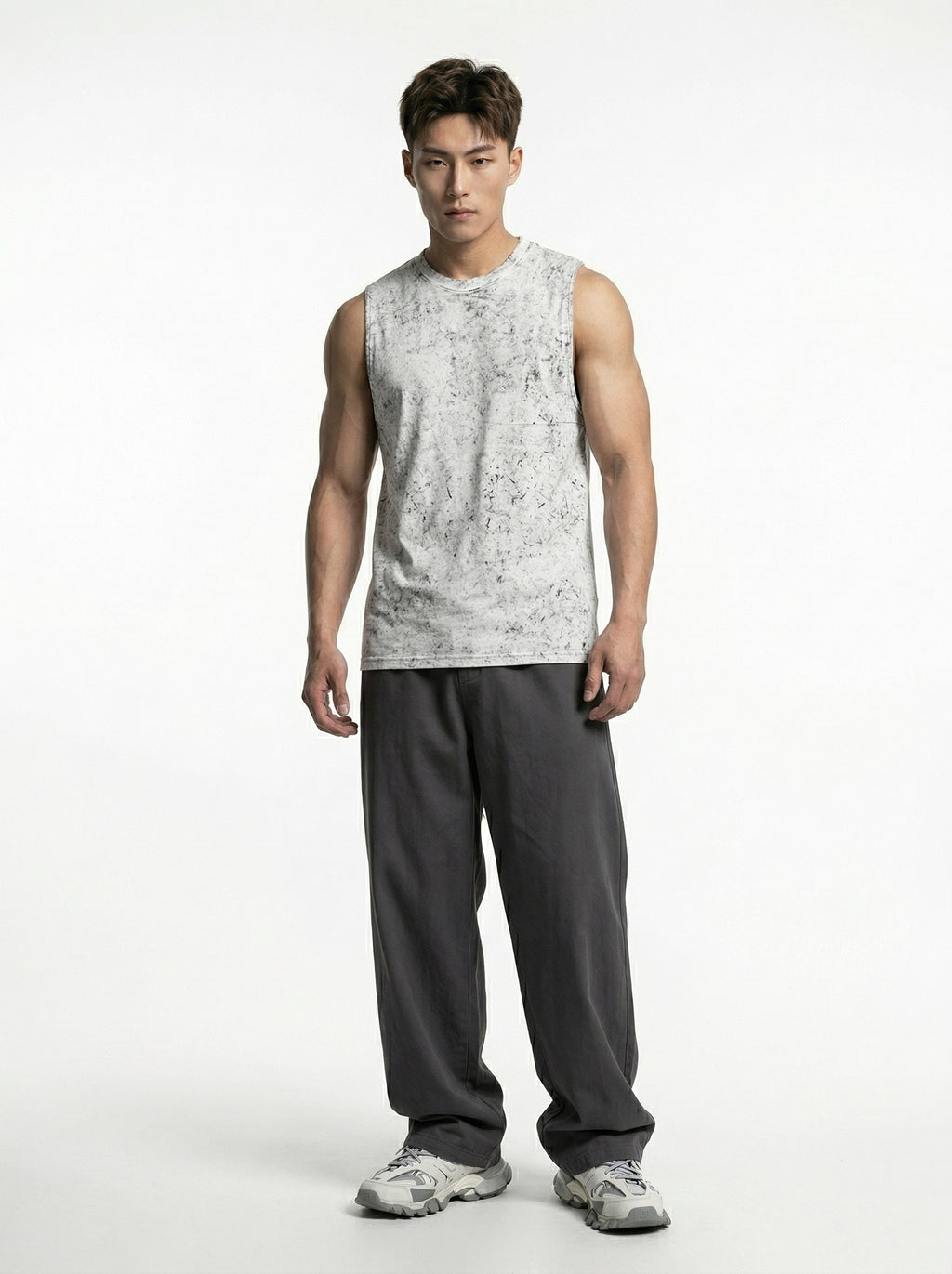 ACIDWASHED WHITE TANKTOP