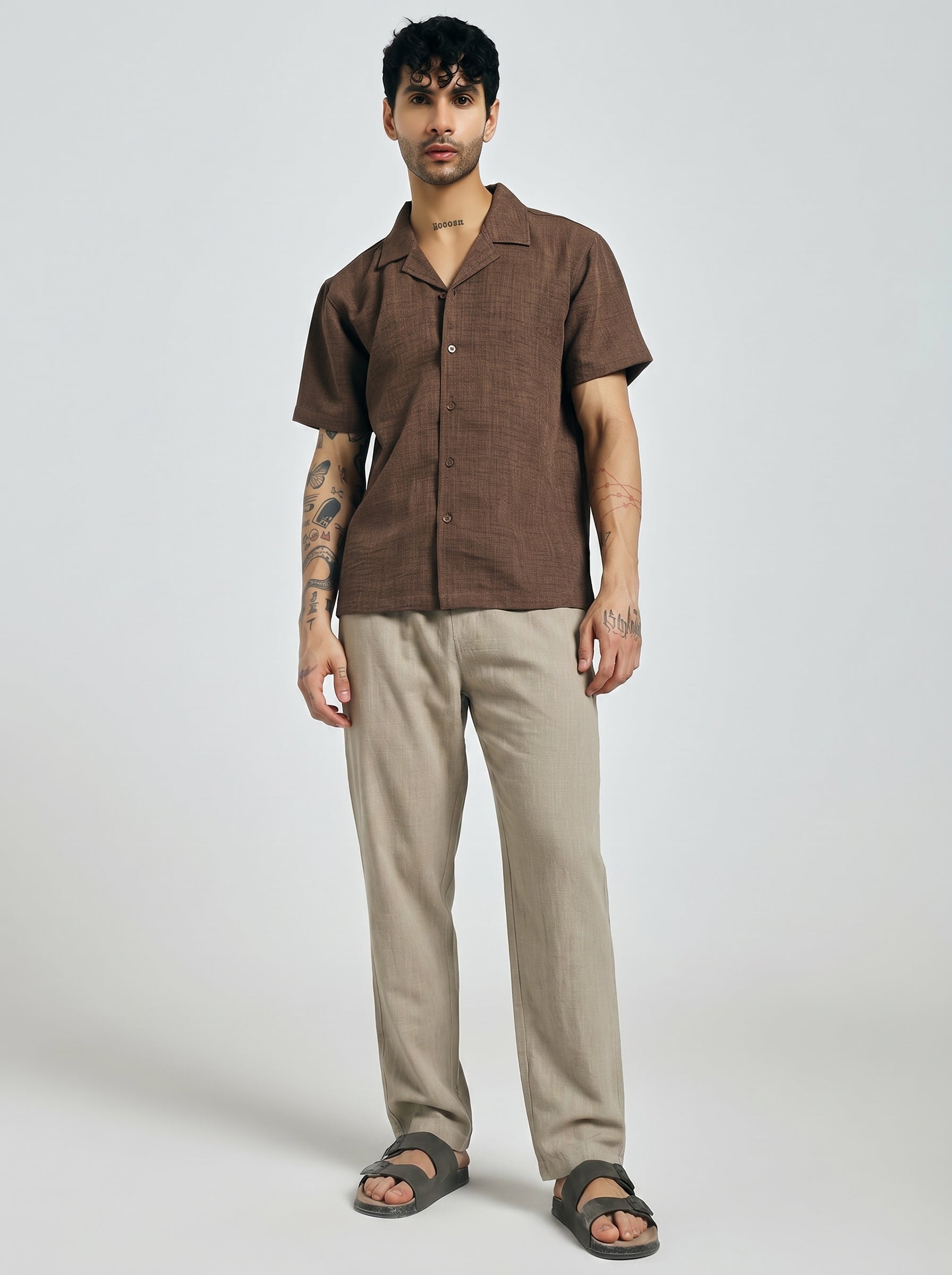 RELAXED LINEN PANT BEIGE