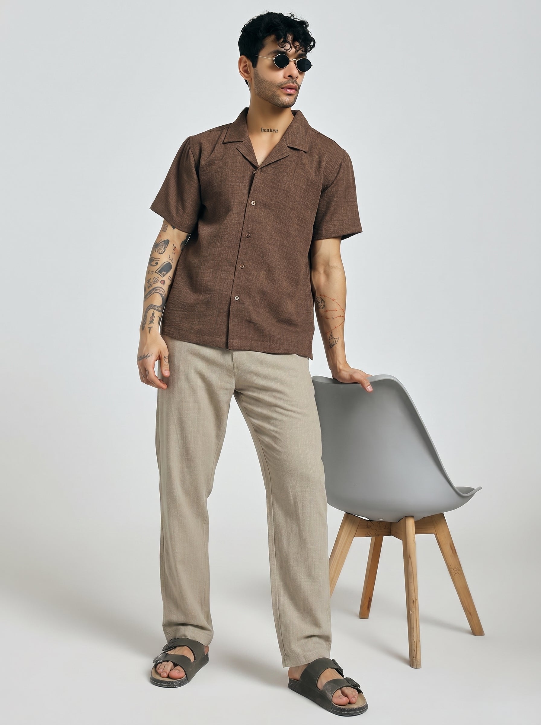 RELAXED LINEN PANT BEIGE