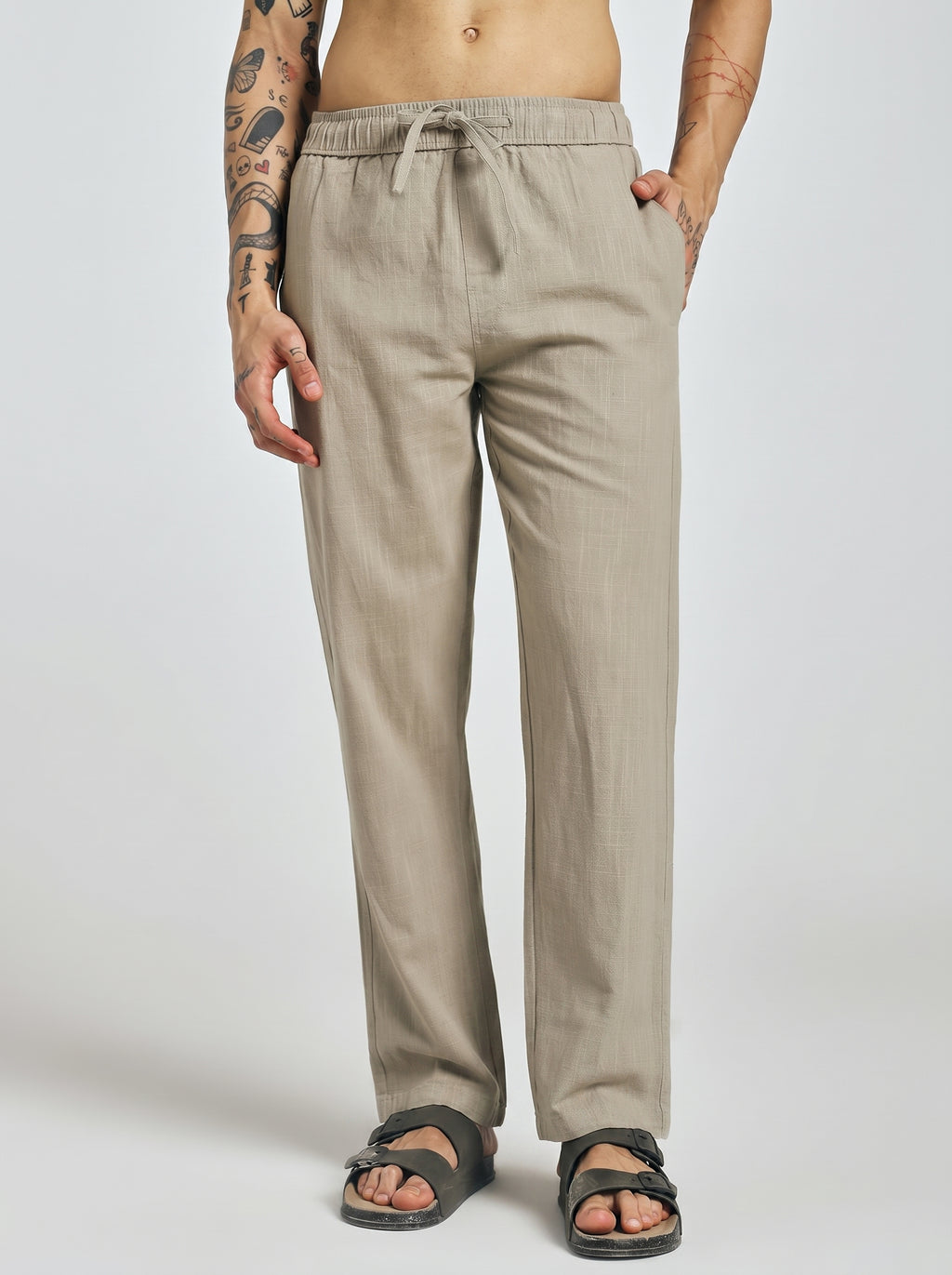 RELAXED LINEN PANT BEIGE