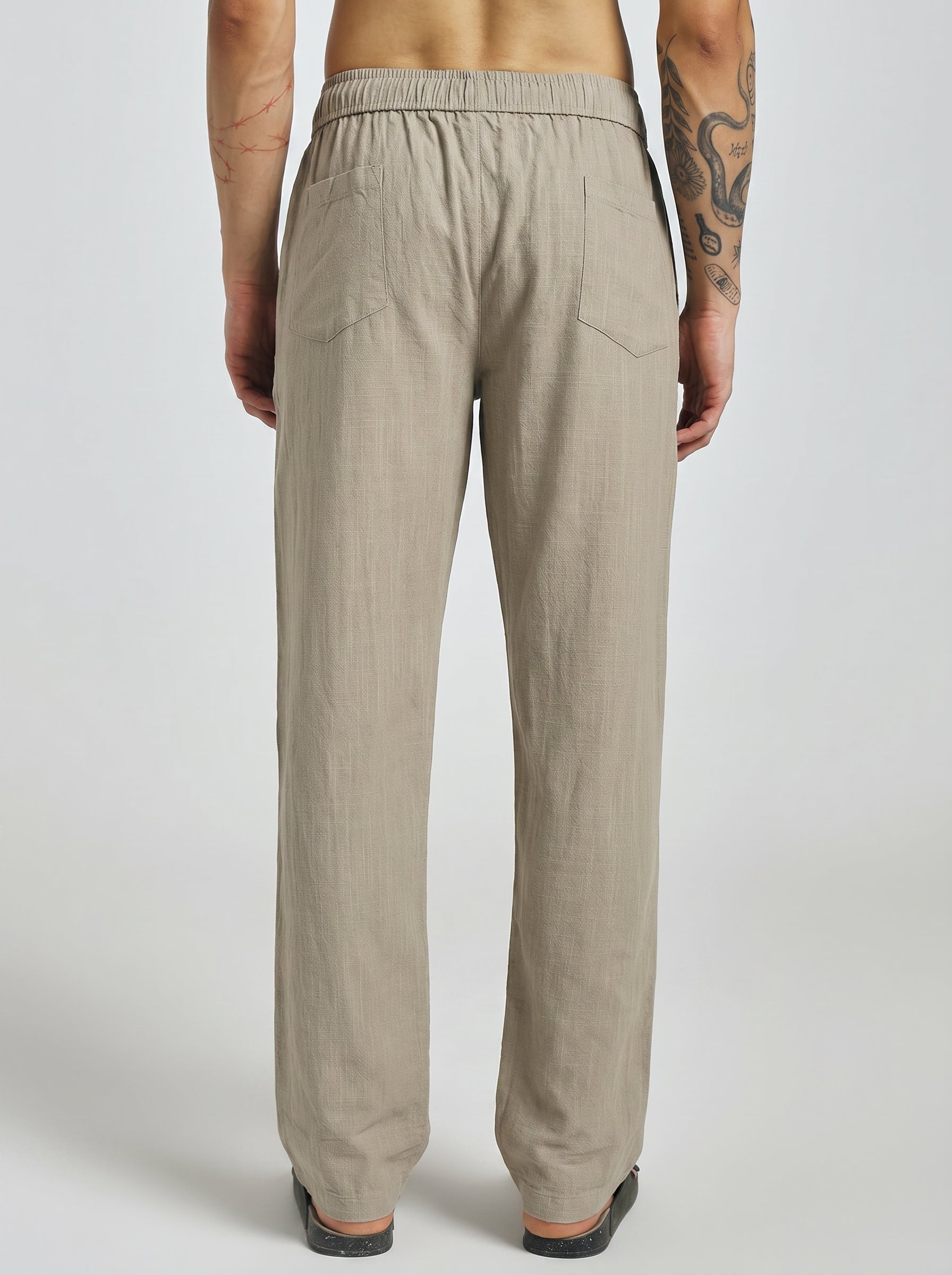 RELAXED LINEN PANT BEIGE