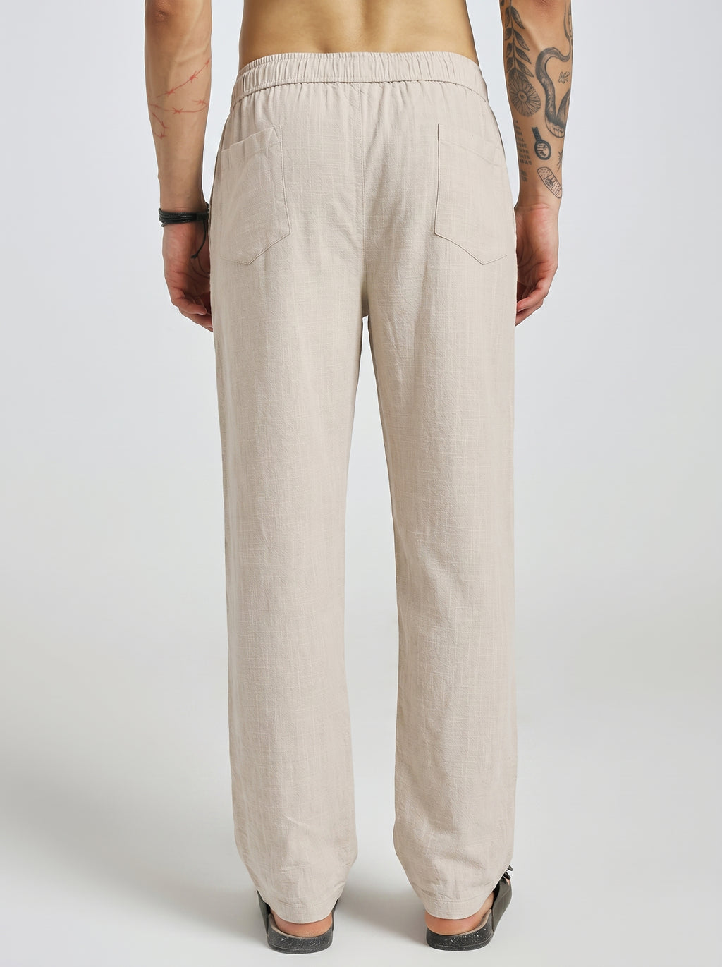 RELAXED LINEN PANT CREAM