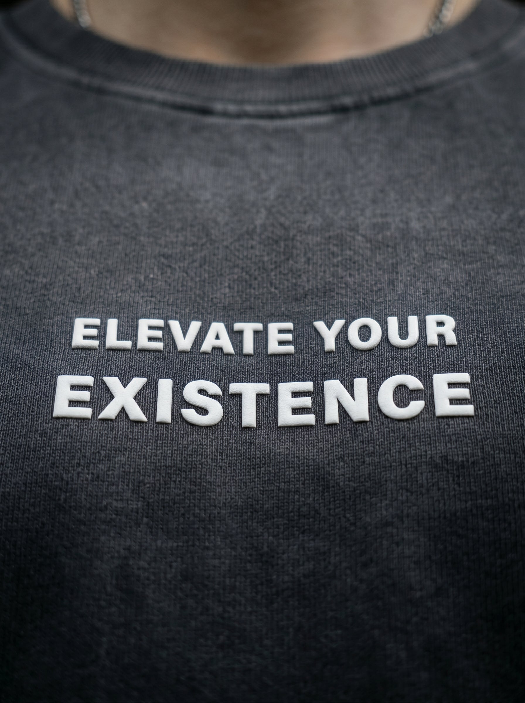 FADED WASH BLACK T-SHIRT