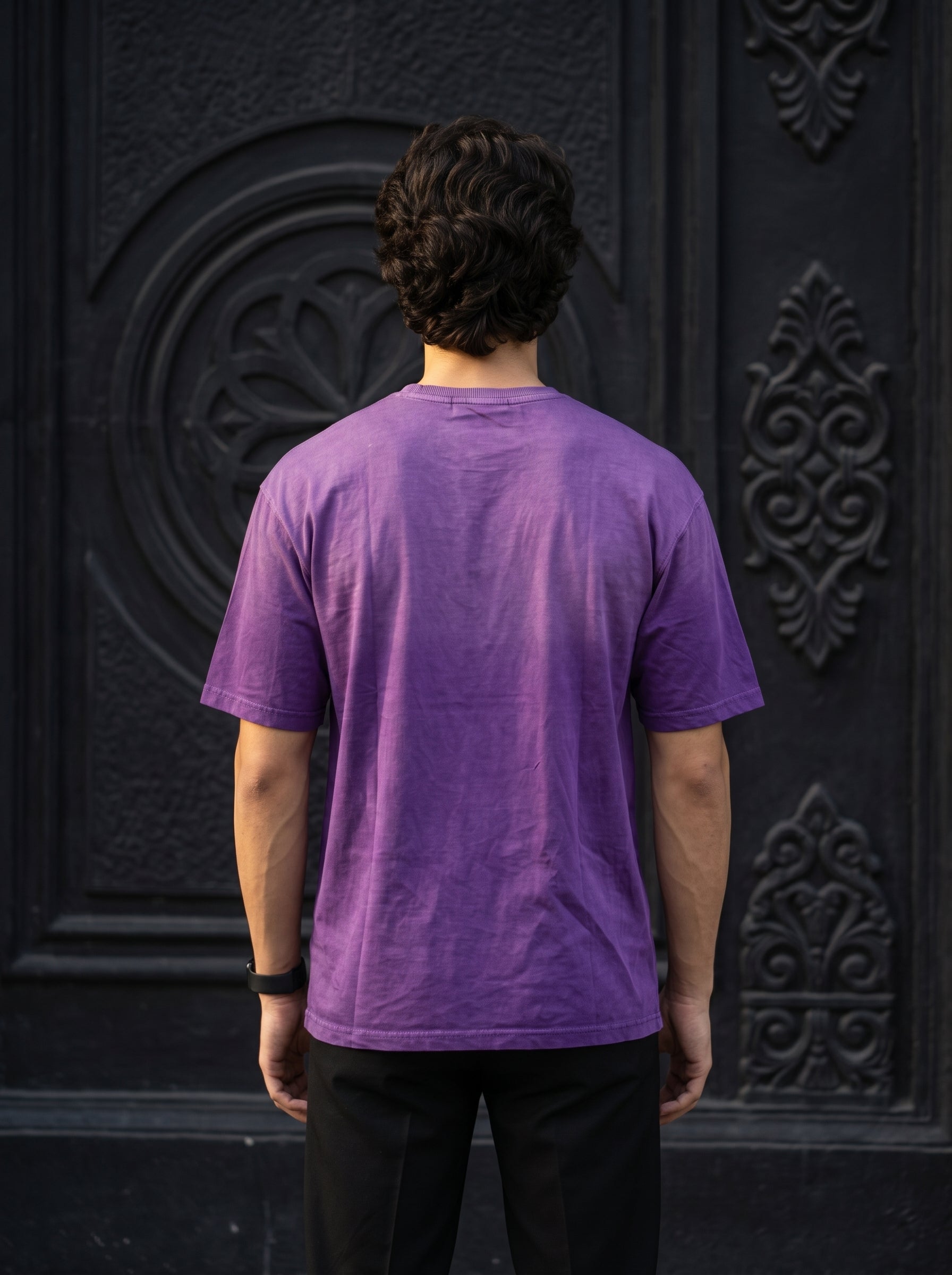 FADED WASH PURPLE T-SHIRT