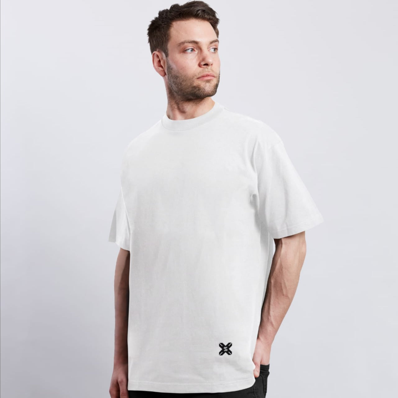 Good Vibes Only Printed Oversized T-shirt 220 GSM – xzizt